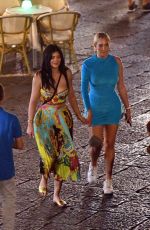 KYLIE JENNER and ANASTASIA KARANIKOLAOU Out in Capri 08/08/2019