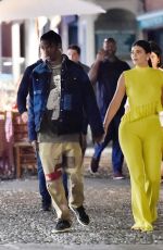 KYLIE JENNER and Travis Scott Night Out in Portofino 08/12/2019