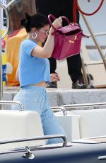 KYLIE JENNER Arrives in Monaco 08/16/2019