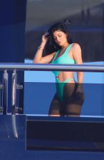 KYLIE JENNER in Bikini at a Yacht in Saint-Tropez 08/15/2019