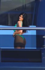 KYLIE JENNER in Bikini at a Yacht in Saint-Tropez 08/15/2019