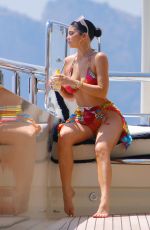KYLIE JENNER in Bikini on the Yacht in Italy 08/10/2019