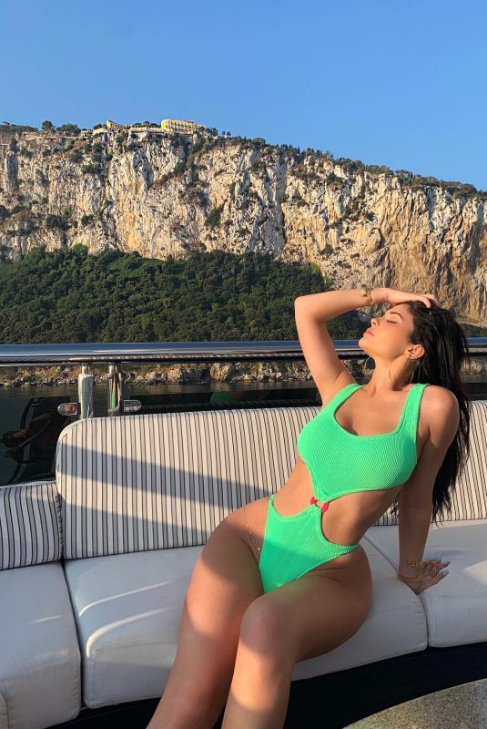 KYLIE JENNER in Bikini on Vacation in Italy - Instagram Photo and Video 08/15/2019