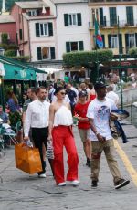 KYLIE JENNER Out Shopping in Portofino 08/12/2019