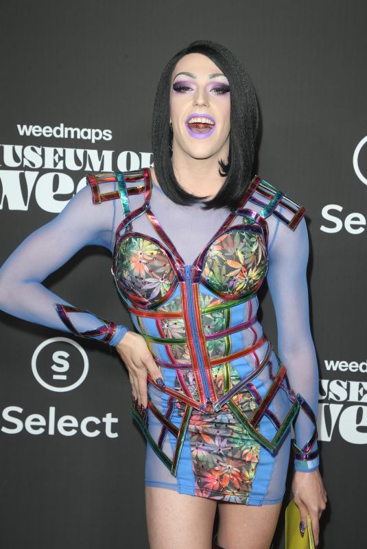 LAGANJA ESTRANJA at Weedmaps Museum of Weed Exclusive Preview Celebration in Hollywood 08/01/2019
