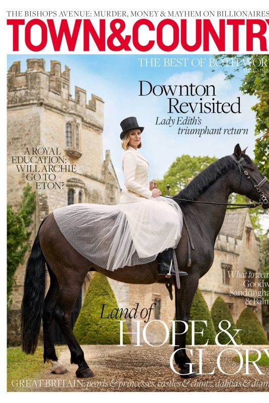 LAURA CARMICHAEL in Town & Country, UK Autumn 2019