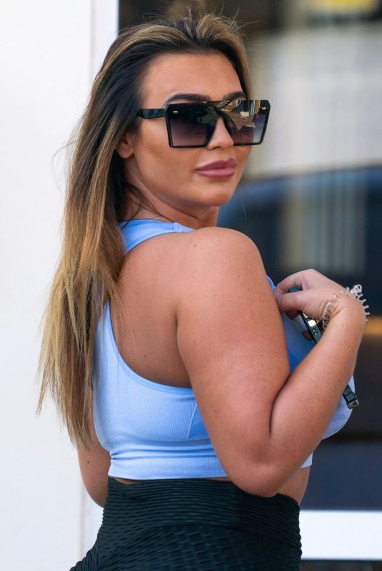 LAUREN GOODGER Leaves Salon in Essex 08/24/2019