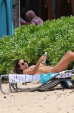 LEA MICHELE in Bikini at a Beach in Hawaii 08/07/2019