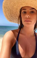 LEA MICHELE in Bikini - Instagram Photos, August 2019