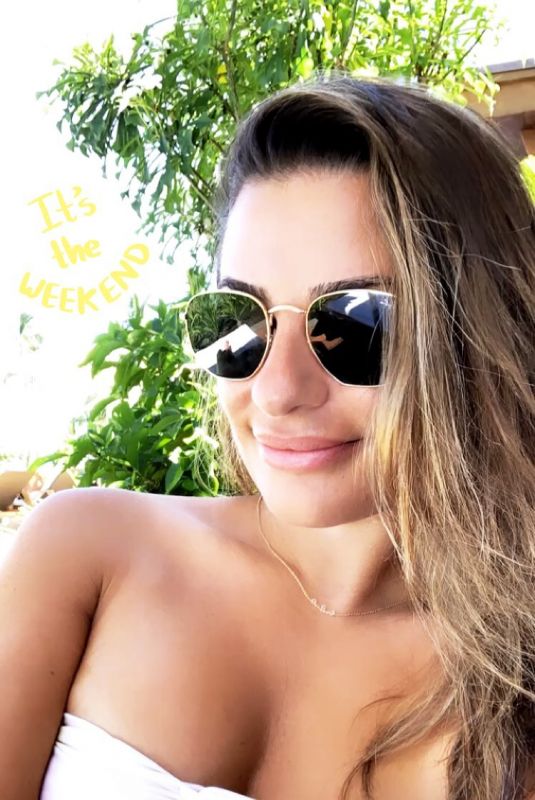 LEA MICHELE in Bikini - Instagram Photos, August 2019