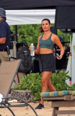 LEA MICHELE in Bikini on the Set Same Time, Next Christmas at a Beach in Hawaii 08/16/2019