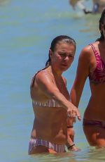 LEA MICHELE in Bikini on the Set Same Time, Next Christmas at a Beach in Hawaii 08/21/2019