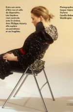 LEA SEYDOUX in Vanity Fair Magazine, France September 2019