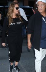 LEAH REMINI Arrives at Today show in New York 08/15/2019