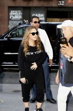LEAH REMINI Arrives at Today show in New York 08/15/2019