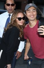 LEAH REMINI Arrives at Today show in New York 08/15/2019