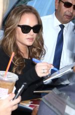 LEAH REMINI Arrives at Today show in New York 08/15/2019