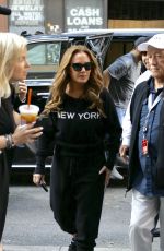 LEAH REMINI Arrives at Today show in New York 08/15/2019