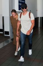 LEANN RIMES at Los Angeles International Airport 08/18/2019