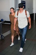 LEANN RIMES at Los Angeles International Airport 08/18/2019