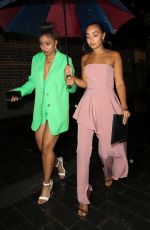 LEIGH-ANNE and Her Sister SAIRAH PINNOCK Night Out in London 08/16/2019