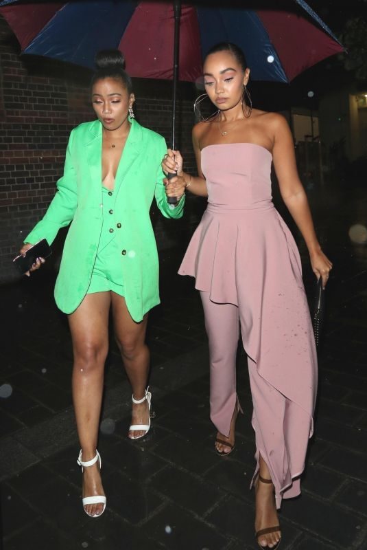 LEIGH-ANNE and Her Sister SAIRAH PINNOCK Night Out in London 08/16/2019