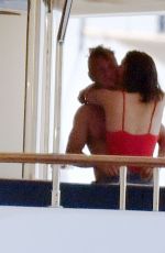 LEILA GEORGE and Sean Penn on Holiday in Positano 08/06/2019