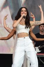 LENA MEYER-LANDRUT at Stars for Free104.6 RTL Concert 08/24/2019