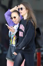 LILY COLLINS Leaves Dogpound Gym in Los Angeles 08/01/2019