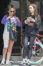 LILY COLLINS Leaves Dogpound Gym in Los Angeles 08/01/2019