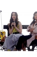 LILY COLLINS on the Set of Emily in Paris in Paris 08/12/2019