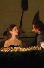 LILY COLLINS on the Set of Emily in Paris in Paris 08/17/2019