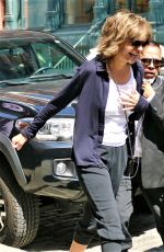 LISA RINNA Out and About in New York 08/17/2019