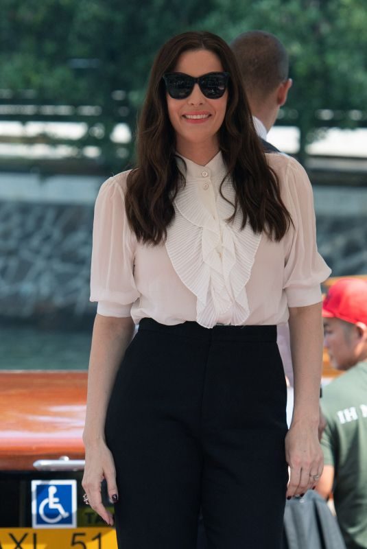 LIV TYLER Arrives at Excelsior Hotel at 2019 Venice Film Festival 08/29/2019