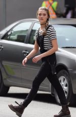LIZZY GREENE on the Set of A Million Little Things in Vancouver 08/30/2019
