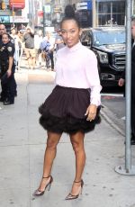 LOGAN BROWNING Arrives at Good Morning America in New York 07/31/2019