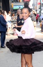 LOGAN BROWNING Arrives at Good Morning America in New York 07/31/2019