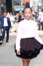 LOGAN BROWNING Arrives at Good Morning America in New York 07/31/2019