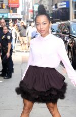 LOGAN BROWNING Arrives at Good Morning America in New York 07/31/2019