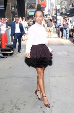 LOGAN BROWNING Arrives at Good Morning America in New York 07/31/2019