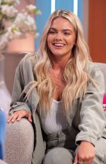 LOUISA JOHNSON at Lorraine Show in London 08/14/2019