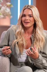 LOUISA JOHNSON at Lorraine Show in London 08/14/2019