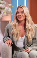 LOUISA JOHNSON at Lorraine Show in London 08/14/2019