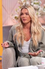 LOUISA JOHNSON at Lorraine Show in London 08/14/2019