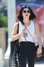 LUCY HALE at a Gym in Studio City 08/09/2019