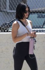 LUCY HALE at a Gym in Studio City 08/09/2019