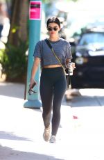 LUCY HALE Heading to a Gym in Studio City 08/02/2019