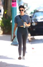LUCY HALE Heading to a Gym in Studio City 08/02/2019