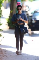 LUCY HALE Heading to a Gym in Studio City 08/02/2019