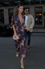 LUCY MECKLENBURGH Leaves There London Hotel 08/08/2019
